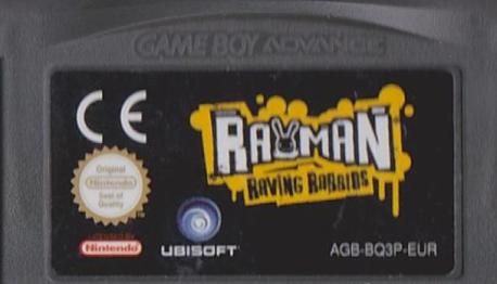 RAYMAN RAVING RABBIDS GBA CART