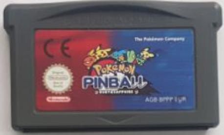 POKEMON PINBALL GBA CARTUTXO