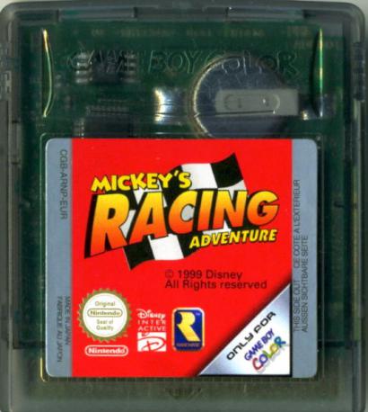 MICKEY'S RACING AD GBC CARTUTO