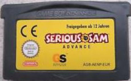 SERIOUS SAM ADVANCE GBA CARTUT