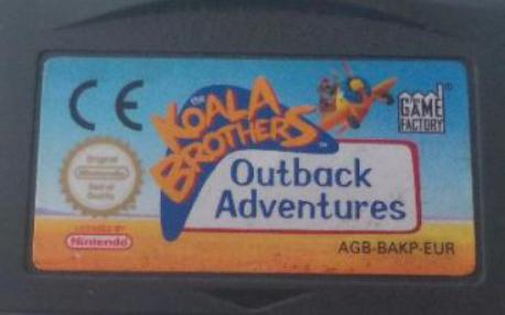 KOALA BROTHERS OUT GBA CARTUTX