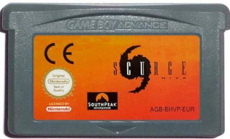 SCURGE HIVE GBA CARTUTXO