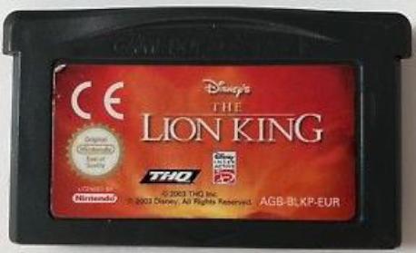 EL REY LEON GBA CARTUTXO