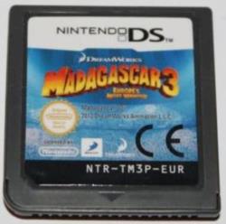 MADAGASCAR 3 DS CARTUTXO